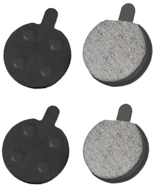 DeJivsin 2 Pair Bicycle Brake Pads for Xiaomi M365 Pro, 1S, Essential, Pro 2, plaquette de Frein Trottinette Electrique, Pièces de Rechange de Frein à Disque en Métal et Résine Semi Métallique