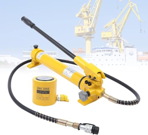 30 ton RSC-3050 hydraulisk domkraft Supertunn lyftdomkraft Lågprofils hydraulisk domkraft och handpump Supertunn industriell lyftdomkraft Kraftpaket för maskiner Byggteknik Support