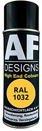 4 IN 1 Ral 1032 Retama Dickschichtlack Laca Spray Lata de Aerosol