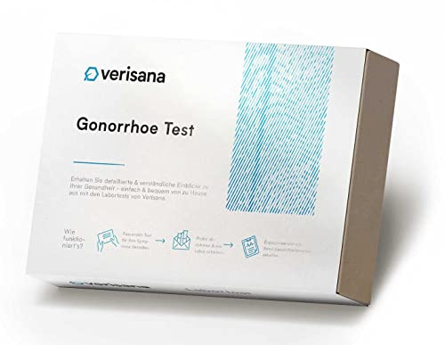 Verisana | gonorrétest för män | Snabbare, enkelt och diskret tripper-test | urinprov bekvämt att ta bort hemma