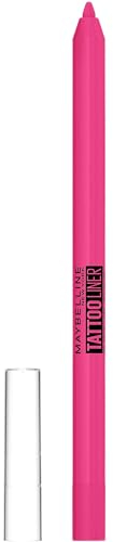 Maybelline New-York - Crayon Gel Effet Tatouage Yeux - Waterproof avec Tenue Extrême jusqu'à 36h - Tattoo Liner - Teinte : Ultra Pink (802)