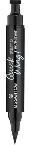 Essence Cosmetics Quick Wing Eyeliner a Stampo, Lunga Durata, Risultato Immediato, Ultra Pigmentato, Intensiva, Colore Intenso, 3.5 ml