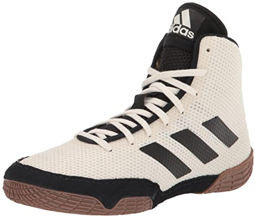 adidas Herren Tech 2.0tech Fall 2.0 Wrestling-Schuh, Kreideweiß, schwarzer Gummi, 48 EU
