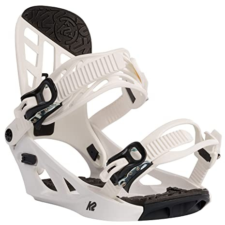 K2 Fixation de Snowboard You+H Unisexe pour Jeunes - Blanc - 11G1018