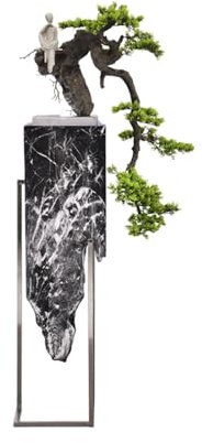 Fuente de Jardín Fuente de agua for jardín interior y exterior, 62,2 pulgadas, decoración moderna for el hogar, patio, de pie, adecuada for terraza, patio, porche, sala de estar y salón de té Fuente d