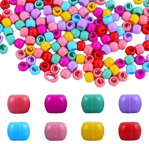 250 mini pinces à cheveux à clipser,en plastique,Perles de Cheveux Colorées Clips Pinces à Cheveuxpour enfants,filles,femmes
