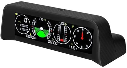 X90 GPS Head Up Display Velocímetro Alarma De Exceso De Velocidad Medidor De Pendiente Inclinómetro Brújula De Coche HUD Ángulo De Inclinación Reloj Transportador FáCil De Instalar