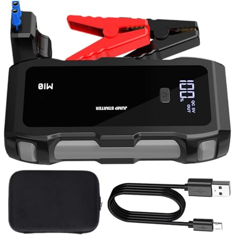 Avviatore di Emergenza per Batteria Auto | 8000A 12V Con Ricarica Rapida USB - Pacco Di Avviamento Per La Batteria 'Auto - Per Camion Moto Barche Motoslitte Trattori