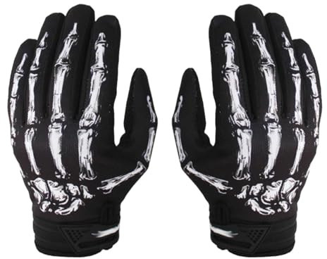 ALCXAZS Guantes de Motocicleta Guantes de Motocicleta para Hombres Mujeres Otoño Invierno Motocross Exterior Antideslizantes Transpirables para Seguridad Conducción Moto, S