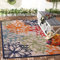 Impression Outdoor Teppich Wetterfest - Balkon Teppich Wasserabweisend - Teppich für den Innen und Außenbereich, Terrasse, Garten, Wohnzimmer, Bad oder Küche - Multi, 80 x 150 cm