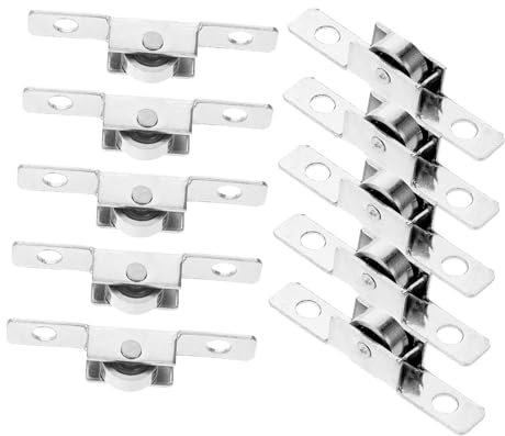 OSALADI 10stücke Schiebetürrollen Garagentorrolle Rollenrolle Rillenrad Schiebetorrad Lager Für Schiebetor Flaschenzug Ersatzrad Bockrolle Gleitrolle Schiebetorrolle