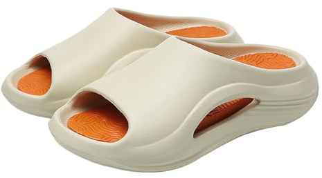Pantuflas ortopédicas para mujeres, pantuflas para fascitis plantar, con soporte de arco, zapatillas esponjosas y cómodas, antideslizantes, térmicas, de moda, para invierno, deslizadores para casa, a