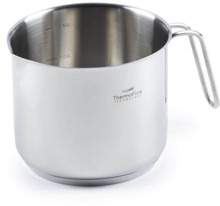 ROSMARINO Induktion mockakanna i rostfritt stål 300 ml – modern turkisk Cezve-kaffekanna med 3-lagers stålbotten (300 ml)