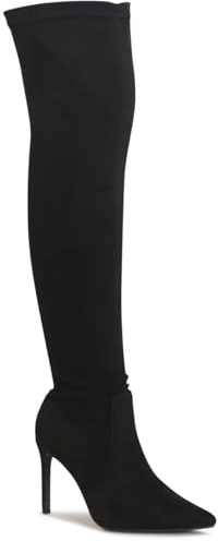 topschuhe24 Donna Stivali Overknee, Colore:Nero, Numero di Scarpe:40 EU