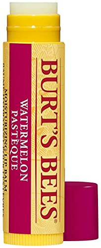 Burt's Bees Lip Balm Watermelon, Moisturising Lip Balm With Beeswax & Vitamin E, 100% Natural Origin, 4.25g