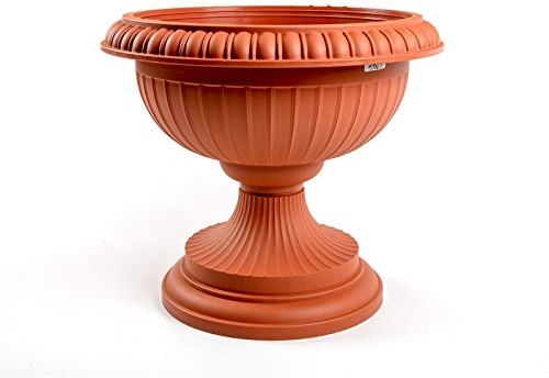 Formplastic Pflanzpokal Amphore Pflanzgefäß Blumentopf Pflanzkübel Blumenspindel Terakotta H 36 cm ET
