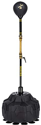 NOYHHAV Sandsackzubehör Cobra-Tasche- (59-71In) Höhenverstellbare Reflex-Ball-Cobra-Tasche-Freistehende Reflex-Box-Ball-Hand-Auge-Koordination Und Ausdauer (Color : Black, Size : 50 * 50 * 180cm)