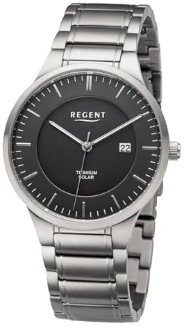Solar Titan Regent Herren Metallband Ø40mm (anthrazit)