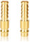 oumuik 2 St Druckluftkupplung 10mm /Druckluft-Anschlussbuchse 10 mm Messing DN10 Anschlussbuchse Schlauchstopfen Ventilbuchse Gewindestopfen Druckluft-Stecknippel