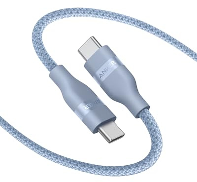 Anker Nano 240W USB C auf USB C Kabel, [1 Stück 1,8m] PD 3.0 Schnellladekabel USB C Kable, flexibel farbig geflochten, für iPhone 17 Pro/16/15 Serie, Samsung Galaxy S25/S24, MacBook Pro/Air und mehr