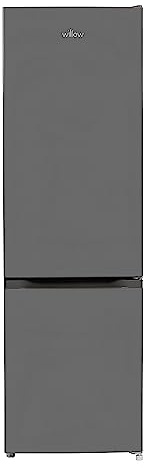 Willow WFF1760G 262L Freestanding 70/30 Fridge Freezer with Adjustable Thermostat, 4* Freezer Rating, Mark-Proof Finish, Low Frost, 2 Year Warranty – Dark Grey