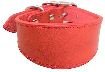 Collar ajustable para perros, collar ancho de cuero, collares para el cuello para perros grandes, galgos italianos, suministros para mascotas