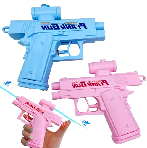 2PCS Streich-Wasserpistole, Prank Reverse Water Guns, Klein Wasserpistole, Zwanghafte Zweiwege-Wasserpistole, Prank Kleine Spritzpistole, Witzige Lustige Geschenke, Kniffliges Spielzeug