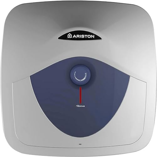 Ariston Blu Evo RS 10L – Chauffe-eau Électrique 10 litres, Compact Sous-Evier, Puissance 2000W, Idéal Cuisine ou Salle de Bain – Conçu et fabriqué pour être installé en France