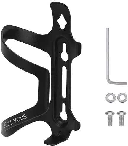 Belle Vous Schwarzer Flaschenhalter Fahrrad - Leichter Sportflaschenhalter - Stabiler Gentränkehalter Fahrrad - Fahrrad Getränkehalter - Für Rennräder und Mountainbikes