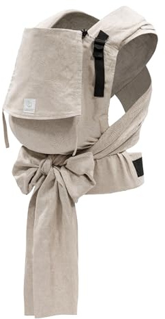 Stokke Limas Carrier Plus, Floral Beige (OCS) - Half Buckle Babytrage- Drei Trageoptionen - Sicher für Babys von 1 Monat / 4 kg bis 18 kg