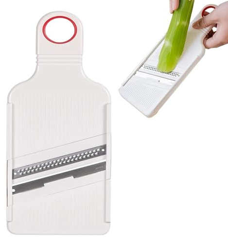 Cortadora de verduras - Herramientas para hornear frutas, trituradora de patatas | Rebanadora de col para ensaladas de acero inoxidable, rebanadora multifuncional para pepinos, rallador de ensalada