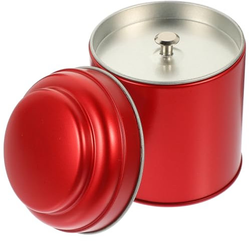 WATIIFUFU Lata De Té Sellada De Bote De Té Portátil Tapa Doble Para Almacenar y Frescura