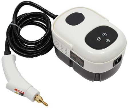 Limpiador a vapor manual, 2500 W, multiusos, con 6 velocidades ajustables de papel pintado, suelo, alfombra, coche, azulejos, tapicería