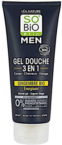 So'Bio Étic Men 3 in 1 Duschgel Bio Ingwer 200 ml