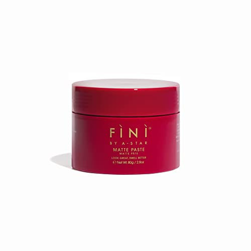FINI by A-Star Matte Paste for Men – Volumizing Hair Clay with Natural Look & Strong Hold, Matte Finish, Oud Fragrance