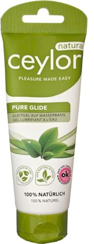 Ceylor Pure Glide 100ml - 100% natürliches Gleitgel ohne tierische Inhaltsstoffe, ohne künstliche Duft- und Farbstoffe, in ökologischer Verpackung