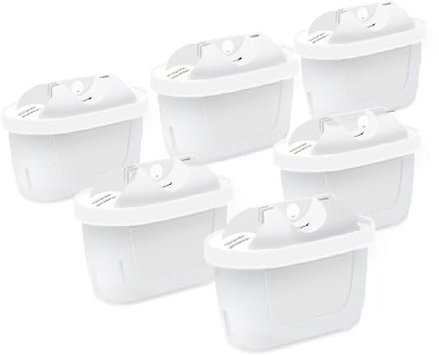 Wasserfilter für alle Brita, kompatibel mit Brita Maxtra/Mava, Maxtra+, passend für Mavea, Marella-Krug, Ersatzkartusche, reduziert Kalk und Verunreinigungen