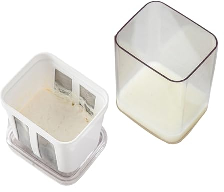Juego de Colador de Yogur, Filtro de Queso de Malla Fina Multifuncional para Hacer Yogur Griego Espeso y Cremoso en la Cocina del Hogar