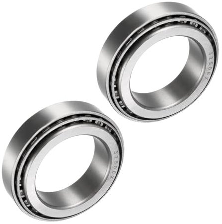 Kozelo 2 Pezzi Cuscinetto a Rulli Conici 32906X -[30mm x 47mm x 12mm] Set di Cono e Coppa Acciaio Cromato per l'Utilizzo Nei Sistemi di Trasporto