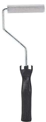 Rodillo para laminar de herramienta de paleta de burbujas de fibra de vidrio, aleación de aluminio, 21mm x 100mm, para bañera de acero y vidrio, ducha, reparación de barcos