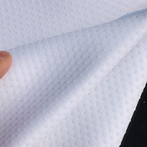 Anti Slip Fabric by the Yard,Non-Slip Final Backing Cloth 59 Wide Anti-Slip Gripping Material for Sewing Carpet Rug Mattress Slipper Sofa Cushion (White)