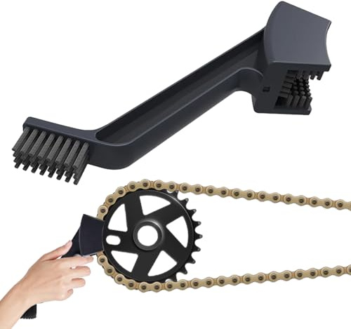 Krmoau Cepillos De Limpieza De Bicicletas, Limpiador De Cadenas, Accesorios De Cepillo Multifuncional Para Motocicleta Bicicleta E-Bike Mantenimiento Y Cuidado