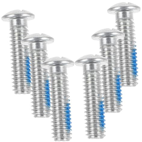 Toyvian 6 pièces Jeu de Vis de Frein pour Patins à roulettes Accessoires de Réparation pour Roues de Roller Vis de Maintenance Robustes et Faciles à Installer