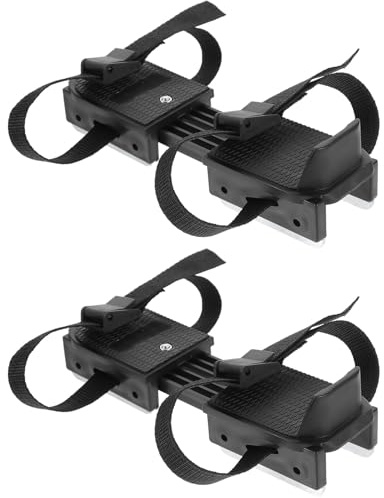 Mikinona Verstellbare Eislaufschuhe für Kleinkinder mit Doppel kufen Strapazierfähiges rutschfeste Anfänger hilfsschuhe zum Sicheren Eislaufen für Jungen und Mädchen