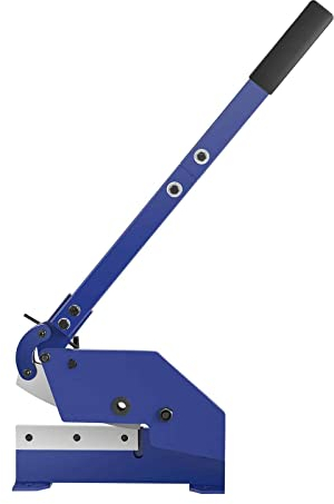 MSW Cizalla Manual Para Metal Guillotina MSW-HS8 (Grosor Máximo De La Chapa: 6 mm, Ancho de Corte: 180 mm, Fabricada En Acero)