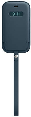 iPhone 12 mini Leather Sleeve with MagSafe - Baltic Blue