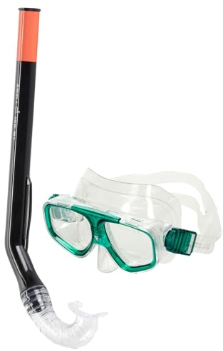 Fashy Set de esnórquel Juvenil Verde