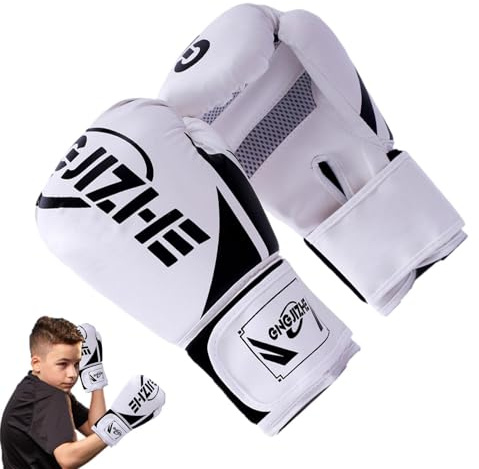 Boxhandskar för barn, MMA-handskar med tjock stoppning – junior träning Mitt boxningshandskar för kickboxning, boxningssäck, kuddar och thailändsk pad