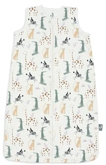 Jollein Baby Boys, Baby Girls, Unisex Baby Jersey sommarsovsäck, Jungle Jambo, 90 cm, djungel jambo, 90