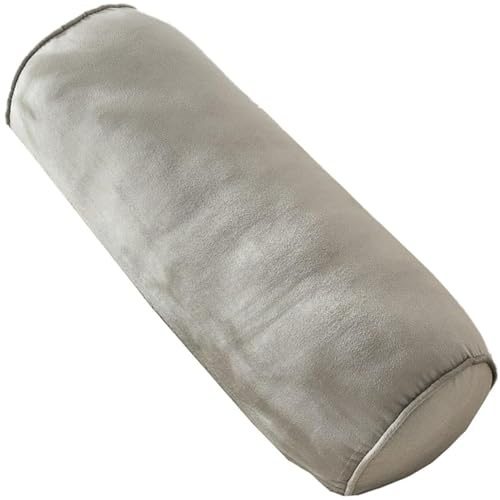 seokor Cojín Cilíndrico 50x17cm Almohada de Tubo Cojín Cervical Redondo para Lumbar/Cuello/Espalda/Cabeza Apoyo Almohada Rollo con Funda Extraíble para Cama, Sofá, Silla, Coche(A2)